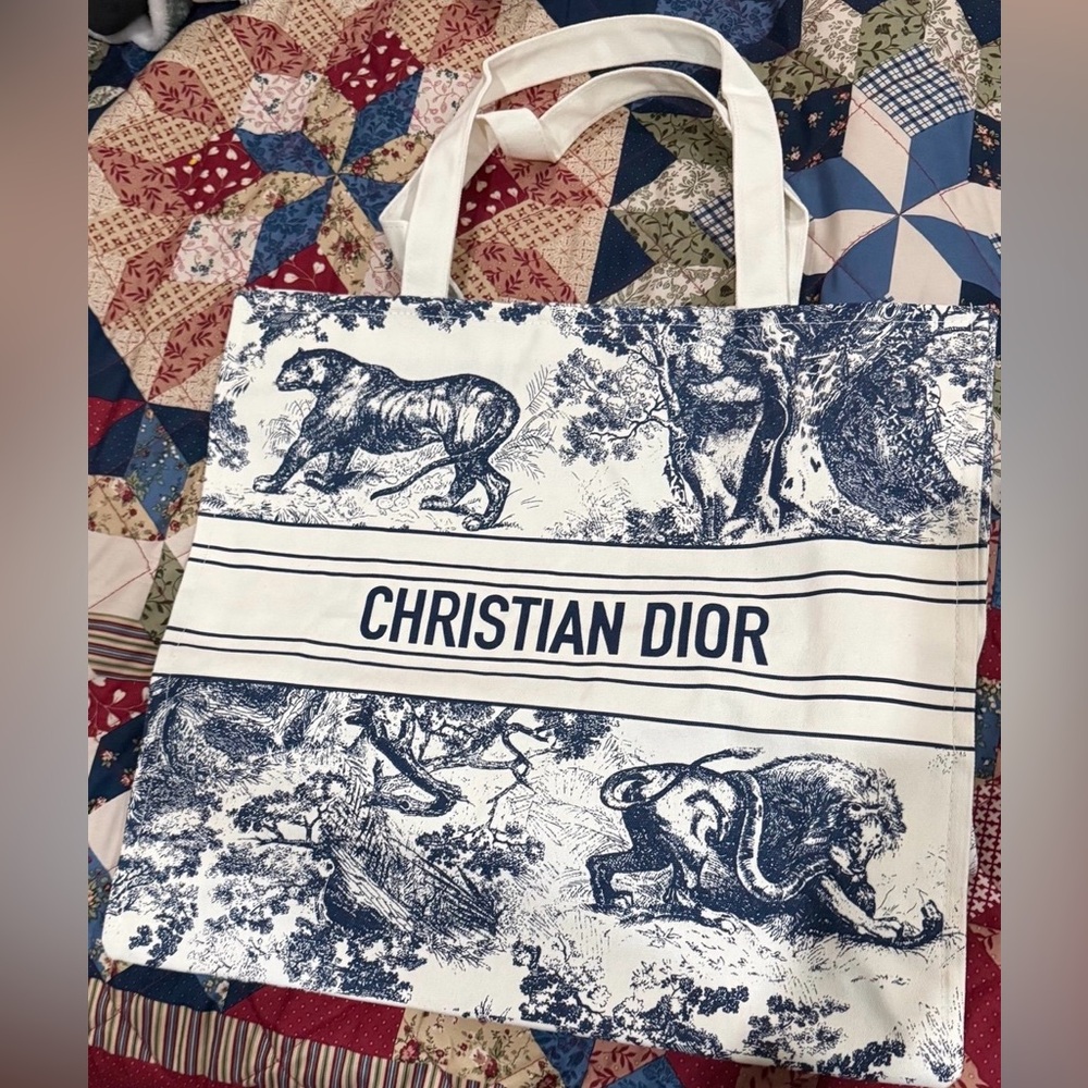 Dior Canvas Tote Bag NEW